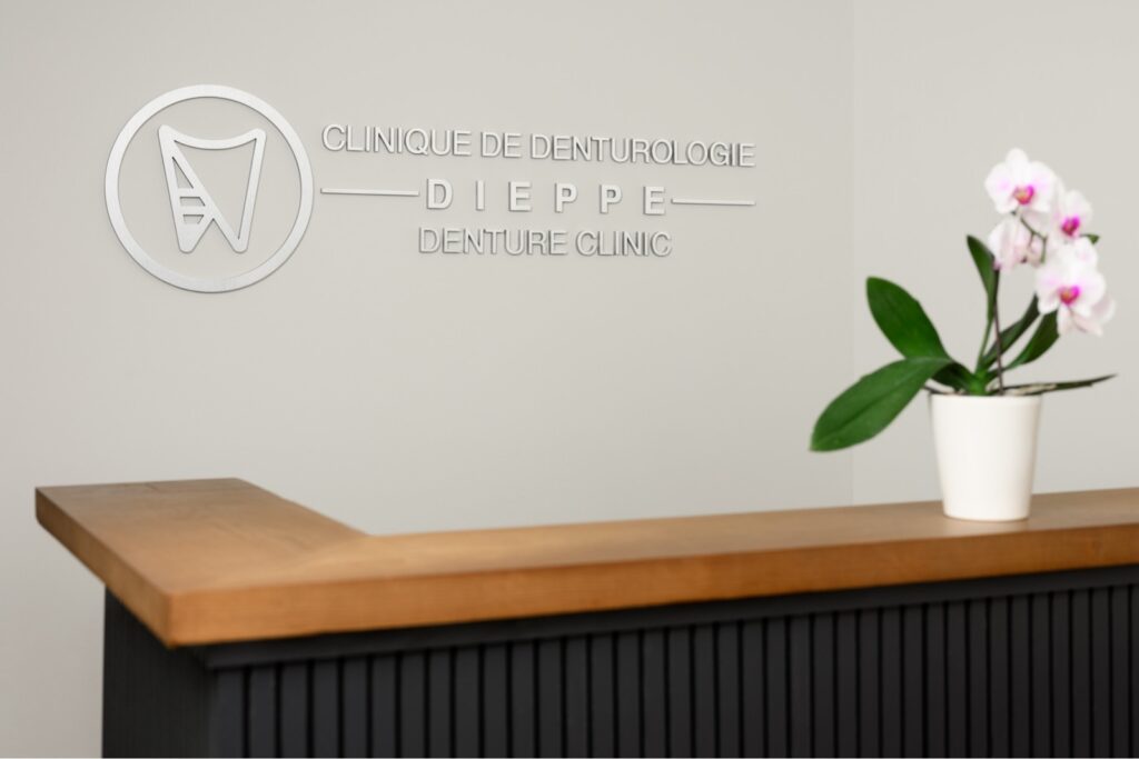 Reception area at Dieppe Denture Clinic